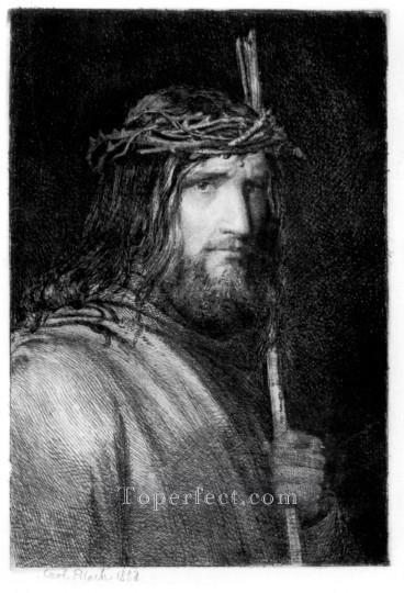 Christ Portrait Carl Heinrich Bloch Oil Paintings